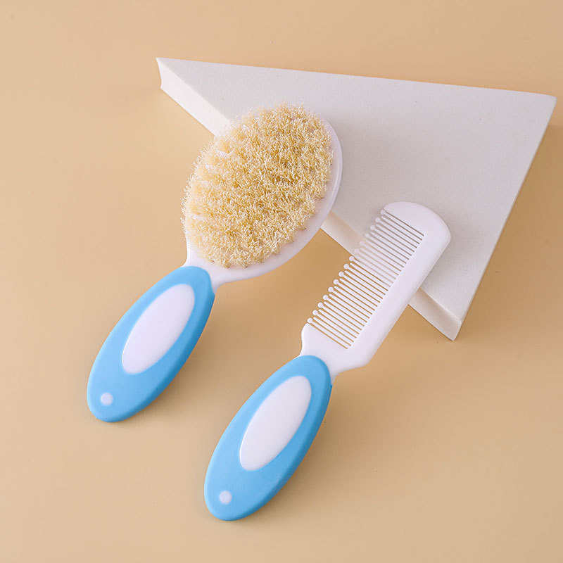 Bebé peine bebé lana peine cepillo recién nacido limpieza eliminación cabeza suciedad masaje suave pelo peine traje