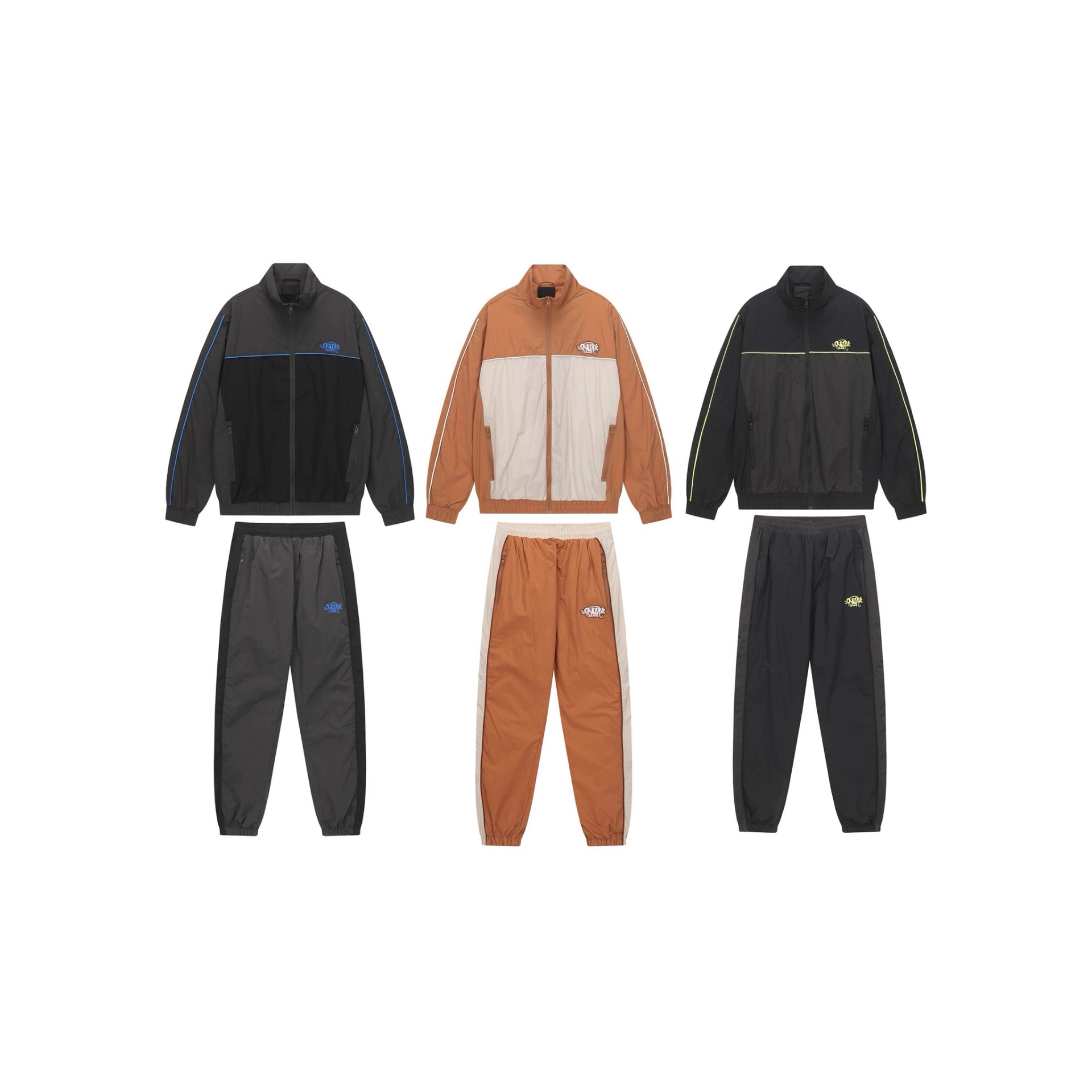 American Syna World Splicing Jacket Men's Ins High Street Thin Jacket Zipper Jacket Men's and Women's Windbreaker Summer