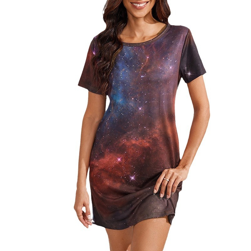 Ropa de mujer transfronteriza europea y americana Moda de Amazon Verano Cuello redondo Pantalones cortos de manga corta Pijamas de dos piezas Estilo casual europeo y americano