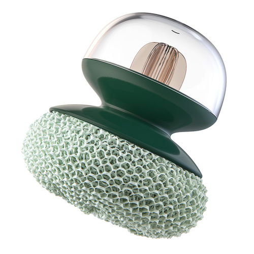 Cleaning brush, dishwashing brush, lazy pot washing brush, kitchen steel wool cleaning brush, no damage to the pot and pot brushing artifact