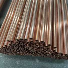 T2紫铜管 纯铜红铜管厂家直销 空心硬态直铜管 精密切割铜环铜套