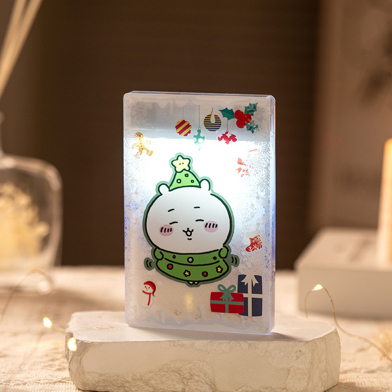 アクリル流砂カードレンガ麻雀 DIY Usachi Xiaoba デスクトップ装飾品ライト流麻冷蔵庫マグネット|undefined