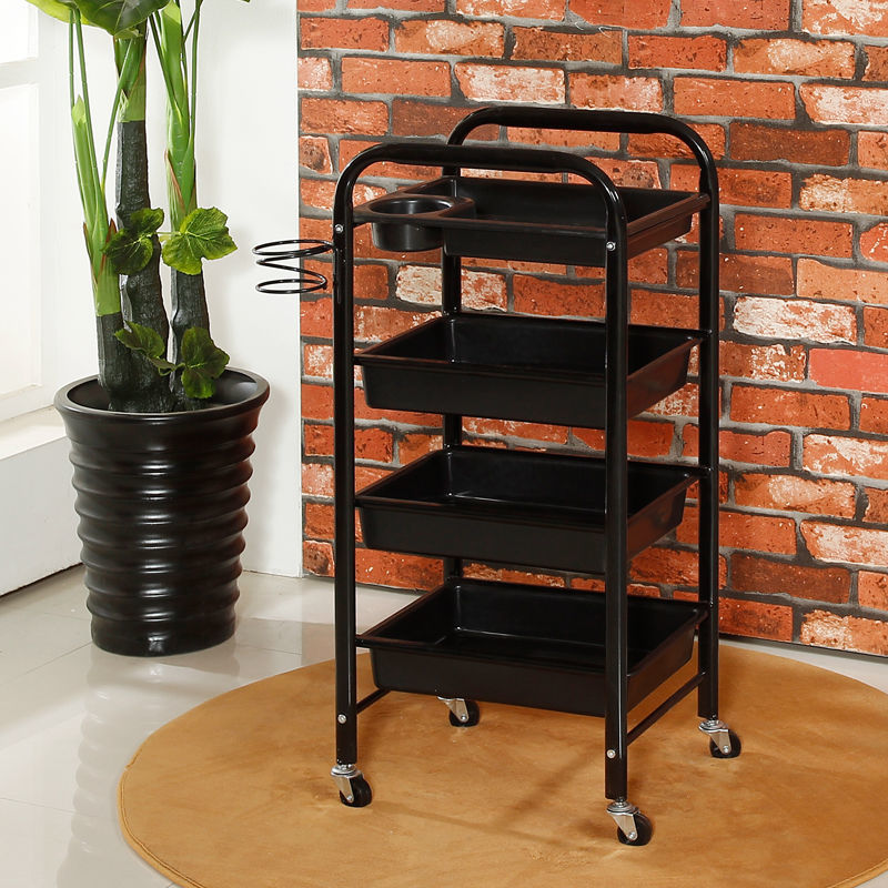 Storage Cart, Hairdressing Barber Shop Bar Cart, Hairdressing Shop Oil Cart, Tool Cabinet, Beauty Cart, Perming and Dyeing Trolley