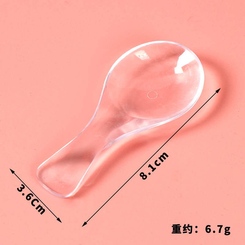 ABS simulación cuchara modelo DIY divertido hecho a mano comida y juego vajilla muñeca casa comida decoración simulación cuchara juguete