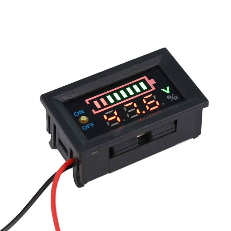 Дисплей измерителя напряжения литиевая батарея свинцово-кислотная батарея электромобиль автомобиль 48V24V12.6V переключатель