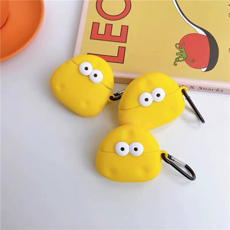 Защитный чехол MK для AirPods Bluetooth наушников, фиолетовый мультяшный дизайн