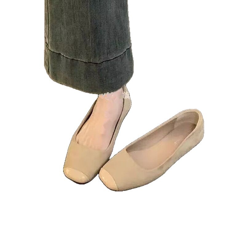 Zapatos de cama plana para mujeres 2026 primavera nuevo temperamento de suela suave zapatos solos zapatos superficiales zapatos franceses suaves zapatos de noche