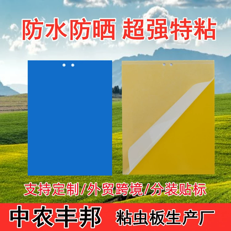 Липкая доска от насекомых оптом теплица желтая доска двухсторонняя Липкая синица за око летающее насекомое белокрылка синяя доска трипсы Садовый сад Чайная ловушка для насекомых доска