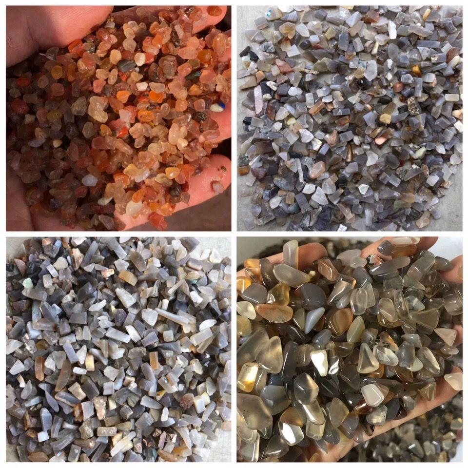 Jade polishing/Material Science shock Polishing machine Abrasive agate Gravel Abrasive polishing accessories Gravel