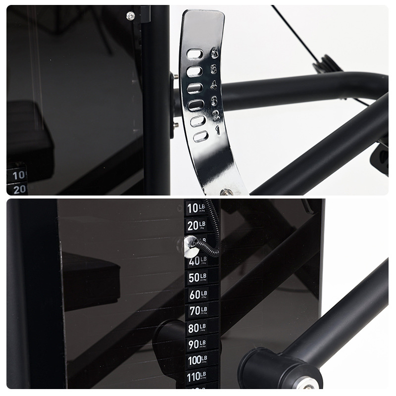 Máquina de empuje de glúteos Equipo de gimnasio comercial Equipo de empuje de glúteos Entrenador personal Puente de glúteos Entrenador maestro