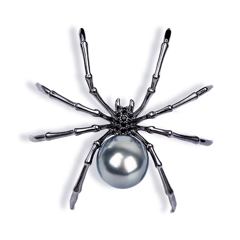 Retro Punk Gothic Bat Spider Skull Drop Earrings For Halloween_voghion.com