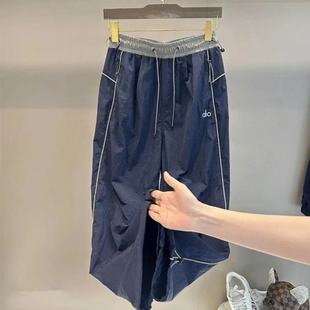 high quality Heavy recommend Summer New Fashionable All-match Solid Color Straight Loose Men's Design Casual Pants