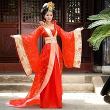 中國風古裝武則天漢唐宮廷皇后貴妃 cos仙女攝影舞台演出拖尾漢服