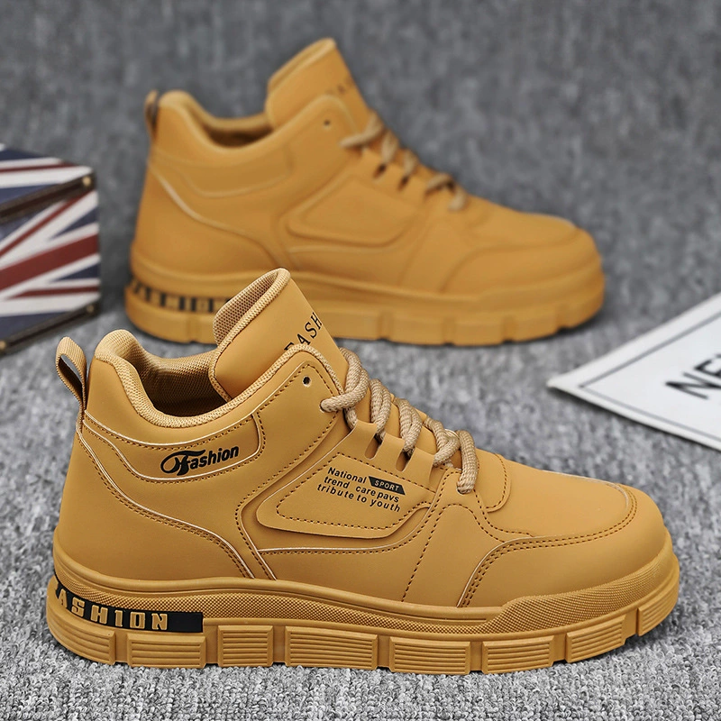 Martin сапоги мужские осенние новые габаритные туфли мужские тренды дикие кроссовки на толстой подошве повседневные кроссовки короткие сапоги