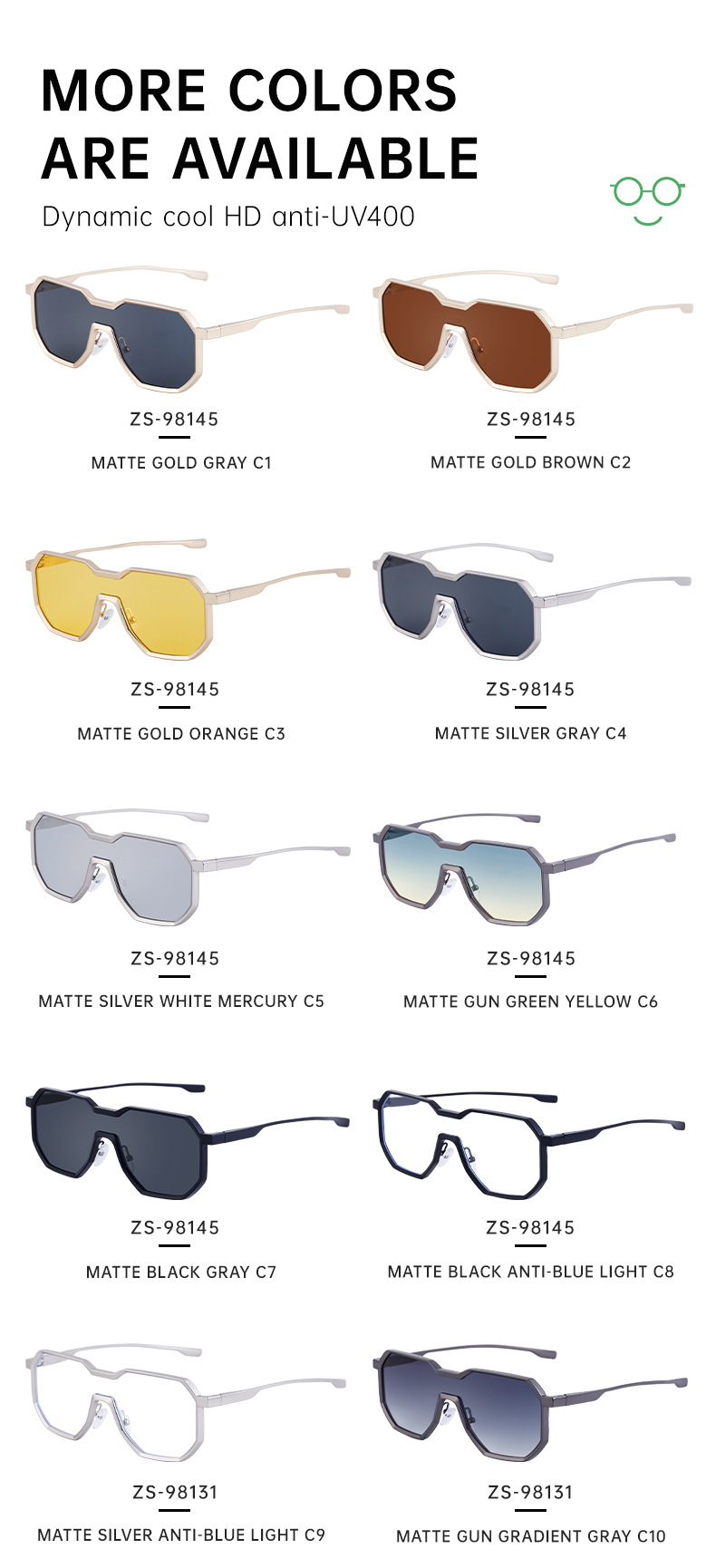 Steampunk Style Metal Sunglasses For Men Irregular Retro Frames_voghion.com