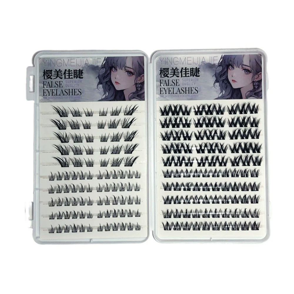 False Eyelashes, mixed capacious sets, custom European style, glue-free options