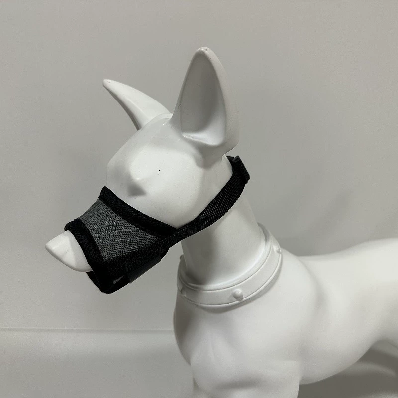 Трансграничная намордник для защиты от укусов сетчатая ткань дышащая защита от лая, защита от беспорядка при еде, намордник для больших и маленьких собак, намордник для собак