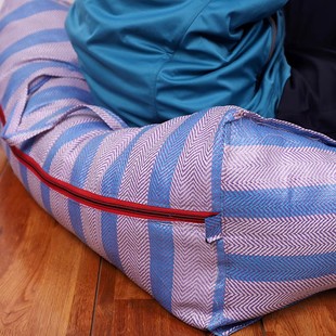 J8 Storage Bag Satchel Luggage Bag Moving Packing Bag Woven Moving Sack Capacity Mailing Snakeskin Bag G3