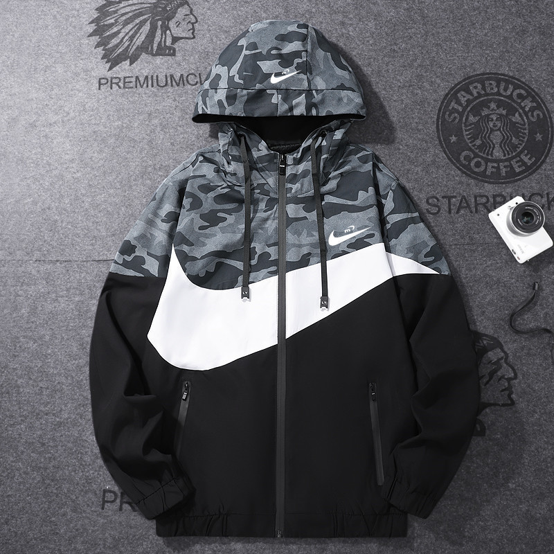 Men's 2025 Autumn New Men's Casual Jacket Korean Style Hooded Easiest for Match Loose Plaid Breathable Men's Jacket