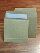 装螺丝五金配件电器小方形自插卡口不干胶粘封牛皮纸纸袋定 制