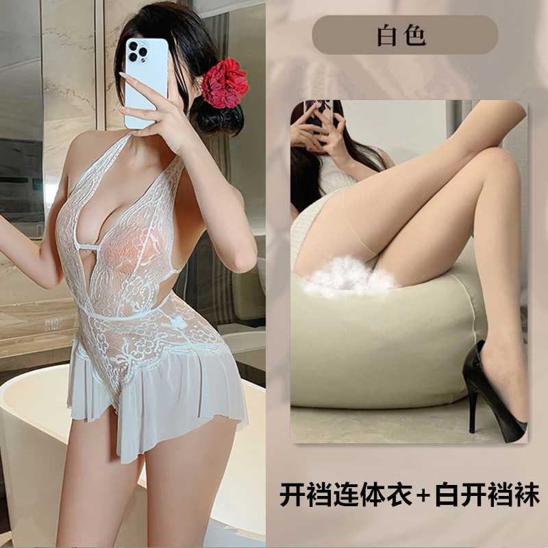 흰색 + 흰색 가랑이 없는 양말