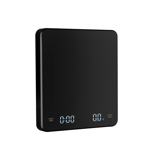 New electric coffee scale 3kg, rechargeable, smart weighing and timing LED hidden screen baking scale