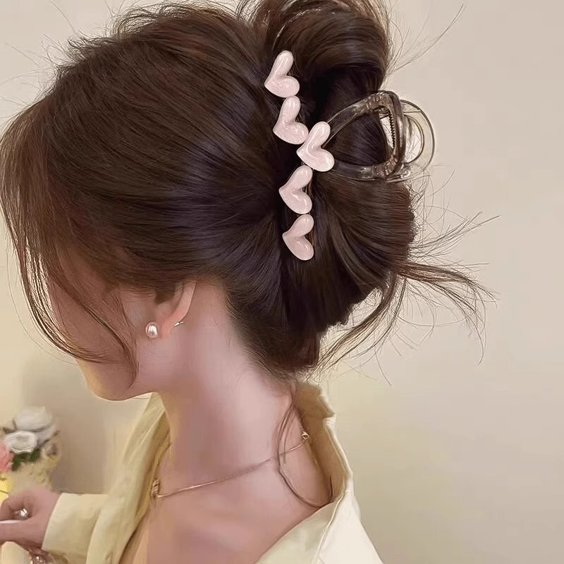 轻奢高马尾抓夹亚克力精致夏季韩国发卡发抓大号女发量多鲨鱼夹|undefined