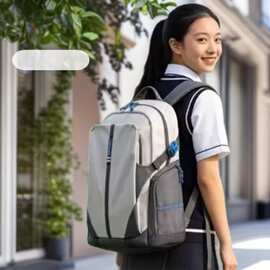 初中高中生书包女大容量轻便护脊减负大学生双肩包背包批发定制