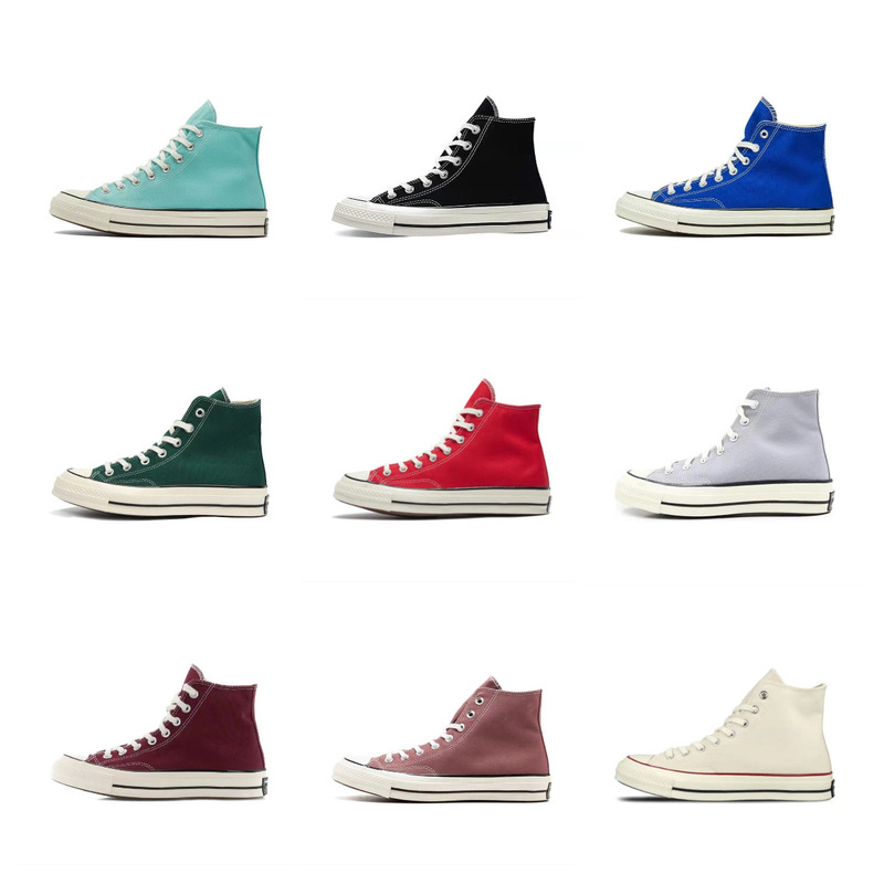 Putian Shoes Patriotic Converse Men's and Women's Shoes 1970S Samsung Label Classic Black High-Top Men's and Women's Casual Shoes Canvas Shoes