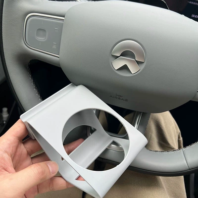 stable and prevents spills, Car cup holder/beverage holder - 3d-printed-gray