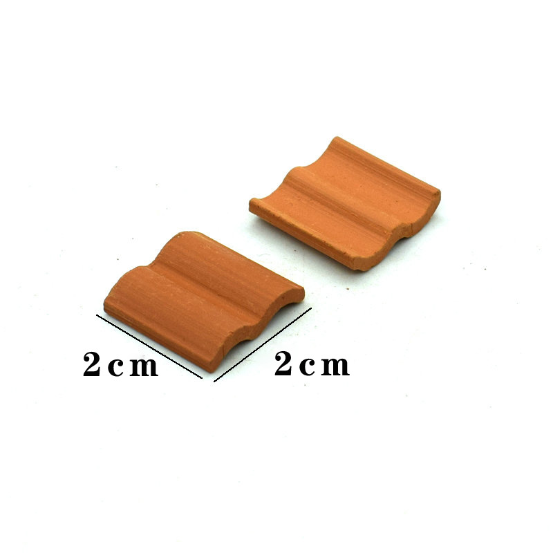 Ladrillo modelo niños hechos a mano DIY arena bandeja simulación edificio pequeña casa mini ladrillo micro paisaje bloques de construcción juguete