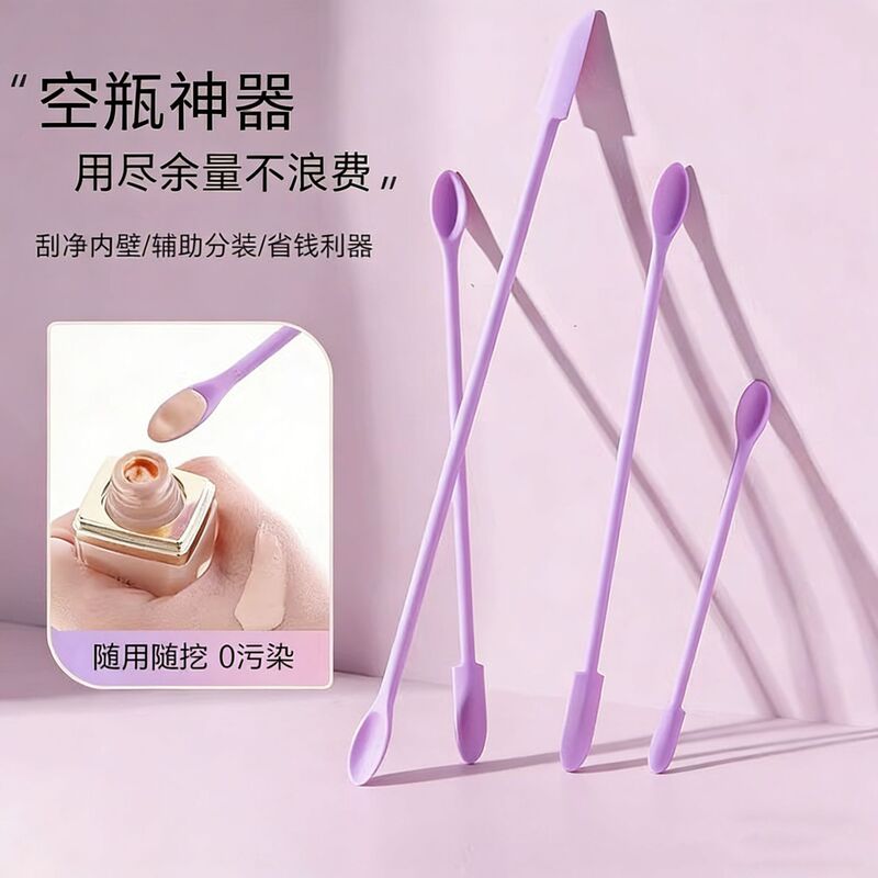 【Tiktok Hot Item】Cosmetic Silicone Scoop Double-Ended Mini Spoon for Water, Lotion, Face Cream, Body Lotion, and Light Bottles 【Tiktok Hot Item】Cosmetic Silicone Scoop Double-Ended Mini Spoon for Water, Lotion, Face Cream, Body Lotion, and Light Bottles