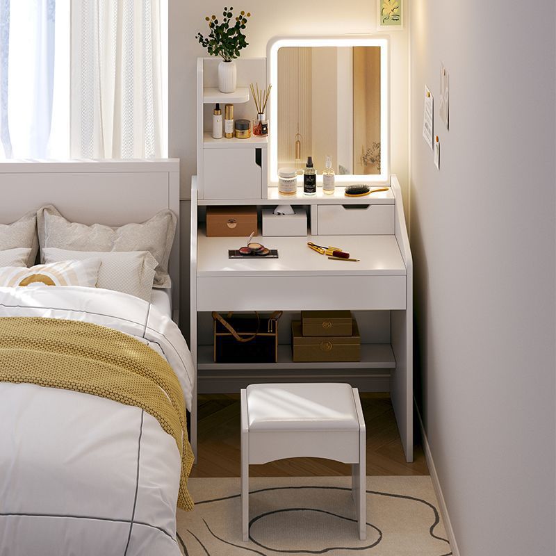 Dressing Table Bedroom Simple Modern Small Apartment Dressing Table Storage Cabinet Integrated Dressing Table Rental Room Dressing Table