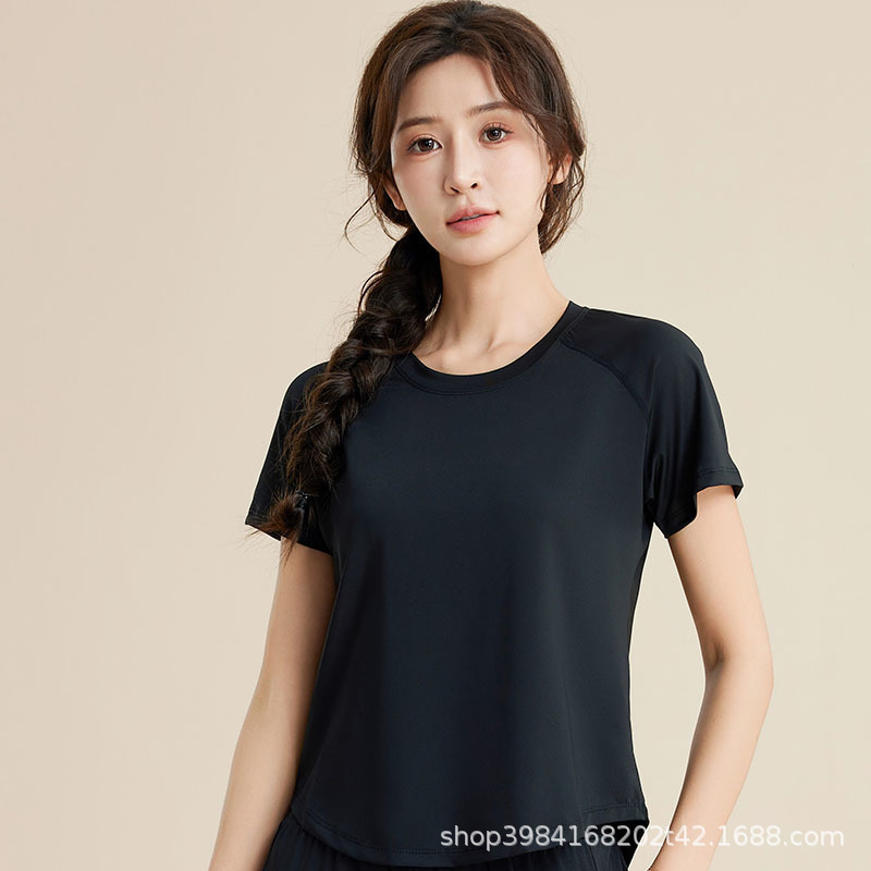 C07 black short-sleeved [single piece]