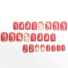 Nail stickers, removable waterproof short fake nails for nails