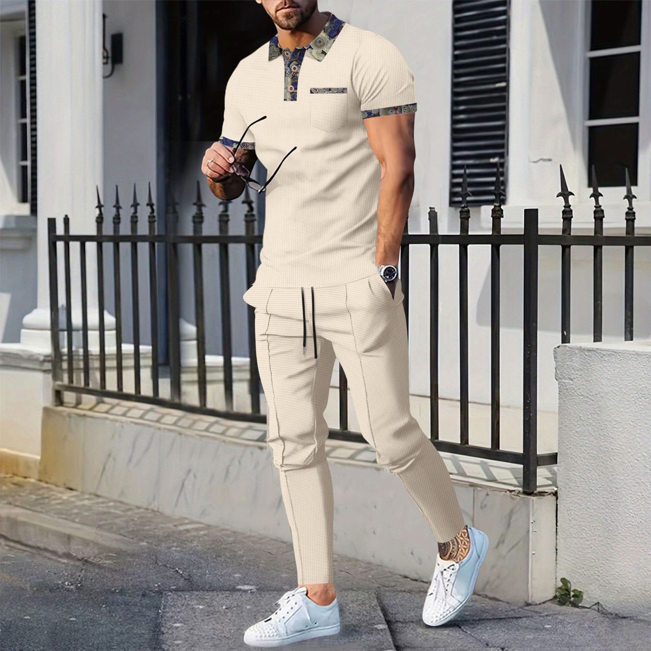 summer two-tone shorts