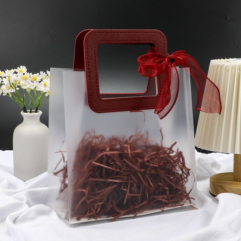 Spot pp bolso de mano bolsa de embalaje de plástico bolsa de regalo de boda impermeable bolsa de regalo de seis días y siete días image 15
