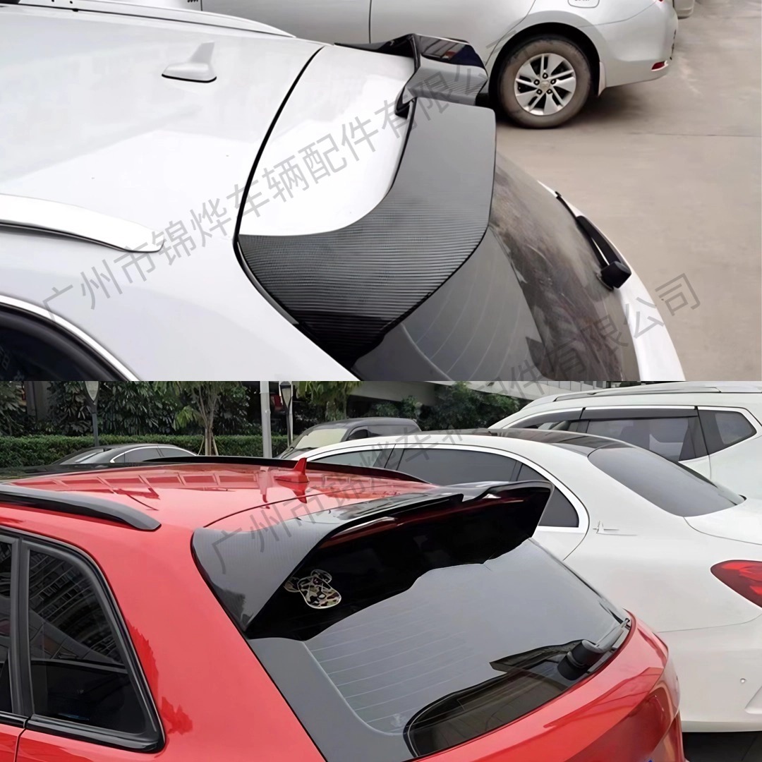 Suitable for 2014-2020 Audi A3 8V Hatchback Car, Special Modified Oettinger Rear Wing, No-Drill Installation, Abs Material