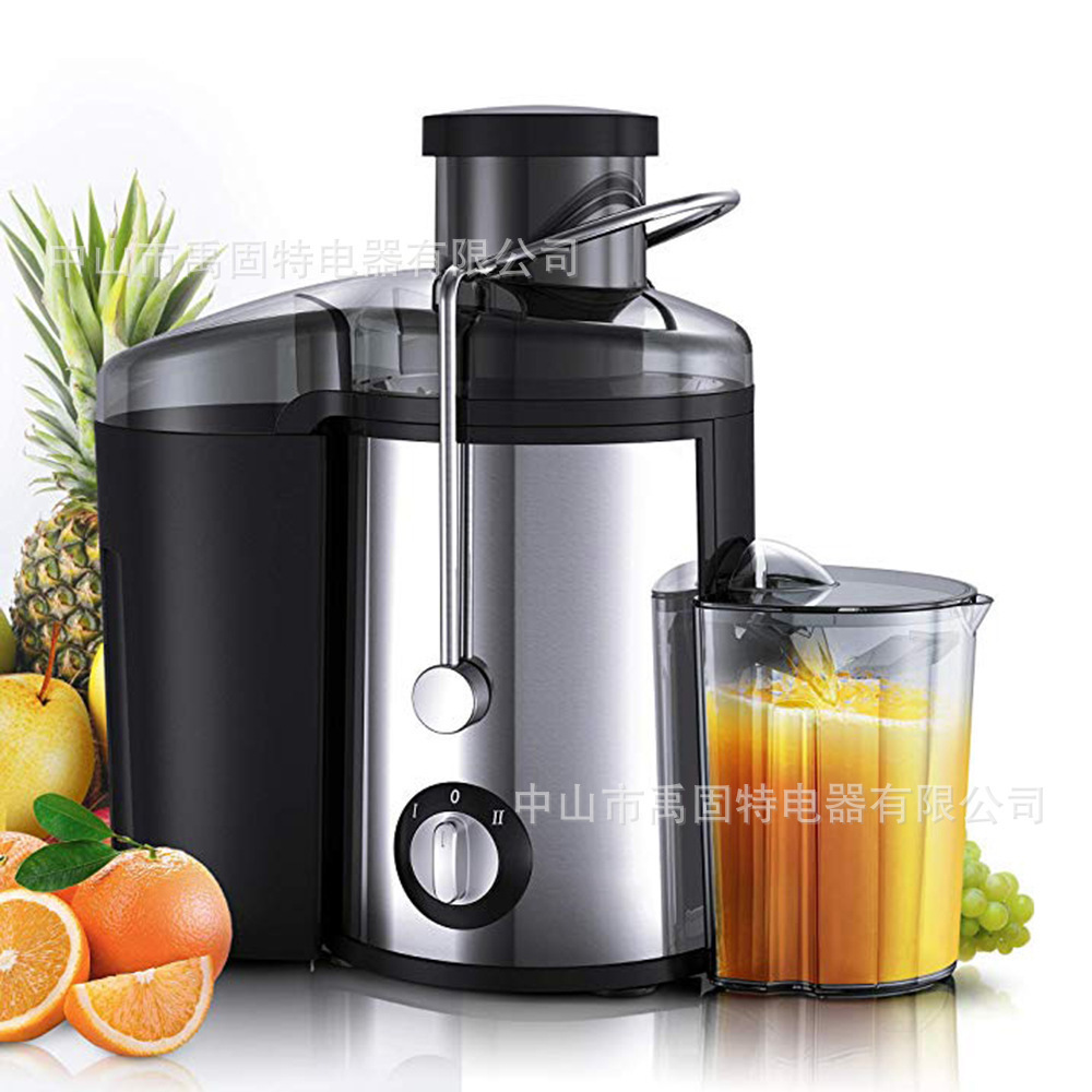 Exprimidor eléctrico de acero inoxidable de gran capacidad, separador de pulpa, procesador de alimentos totalmente automático