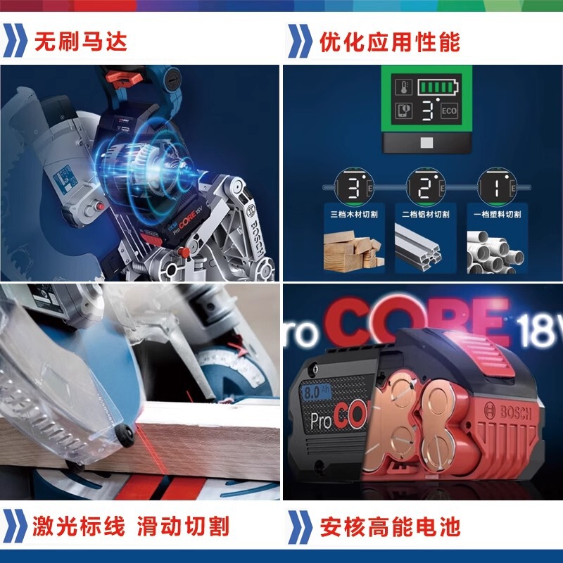 博世（BOSCH） GCM 18V-305 GDC特霸系列18v重载级锂电斜切锯|undefined