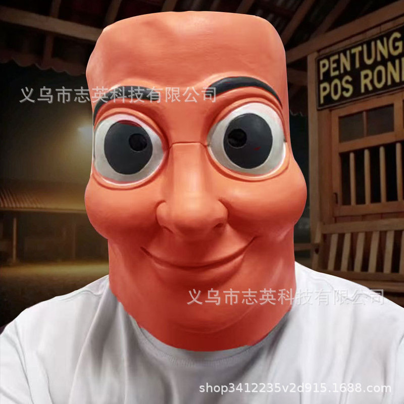 2025 Foreign Mountain and Sea Classic Tung Tung Sahur Stick Man Mask Nike Shark Funny DIY Headgear