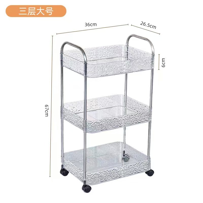 두꺼워진 3겹 • 투명 검정색 [*대형*도르래*4] 용량 두 배