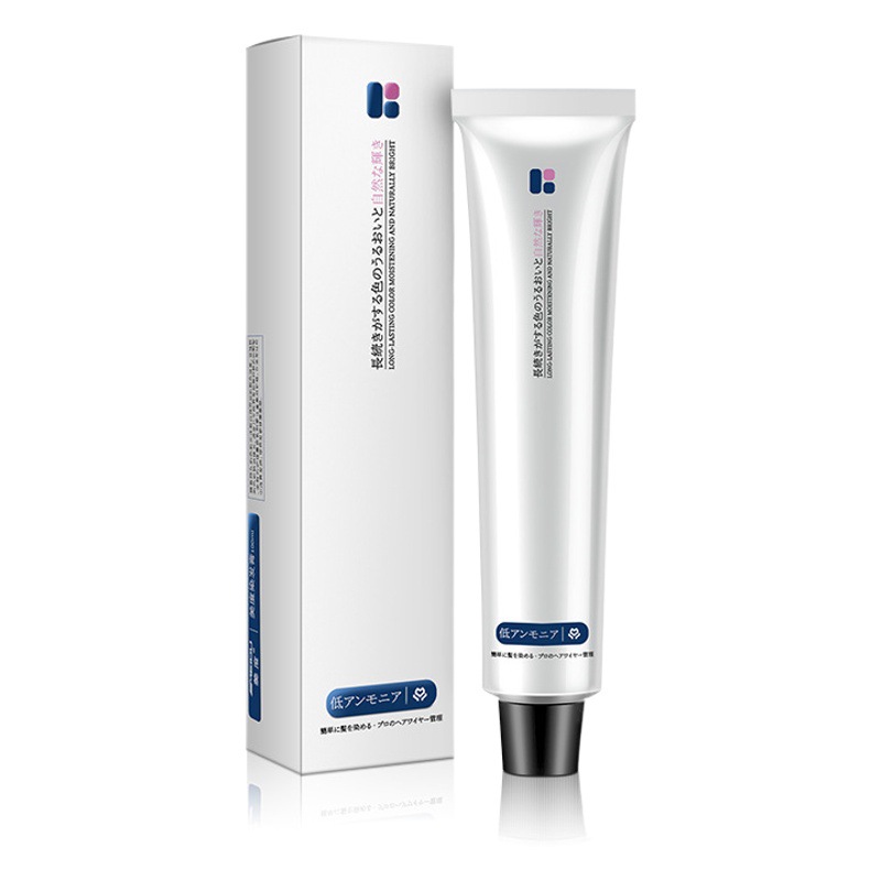 Hair Salon Single Tube Dye Cream Hair Dye Cream Color Cream Hair Dye Agent Salon Gray Hair Cover Dye Cream 95ml