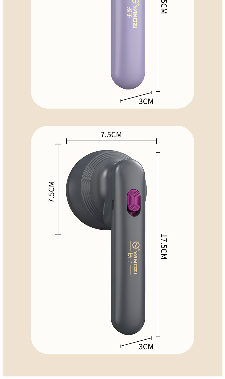 Yangzi Tüy Topu Kesici Ev Tipi Tüy Çıkarıcı Kazak Tüy Çıkarma Elektrikli Tıraş Makinesi USB Şarjlı ve Prize Takılabilir Tıraş Makinesi