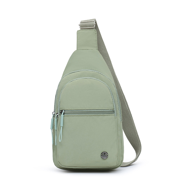 Bolso de pecho de tendencia transfronteriza para mujer multifuncional nuevo bolso de mensajero ligero hilo bordado tendencia mochila deportiva pequeña bolsa diagonal