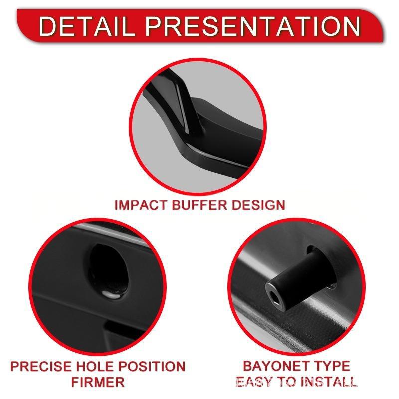 Source Manufacturer Car Universal Front Shovel Modified Large Surround Front Lip Anti-Collision Spoiler Multi-Color Four-Section Front Shovel