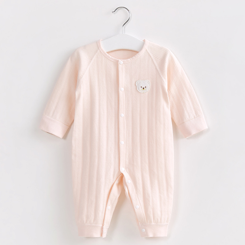 Mono para bebé para primavera, otoño e invierno, unisex, algodón puro, pijama fino, mono de capa base para bebé, ropa para recién nacido. image 8
