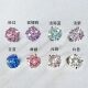 G23 Titanium Alloy Flash 5A Zircon General Ear Nail Round Bottom Claw Drill Lip Nail Puncture Jewelry Ear Nail