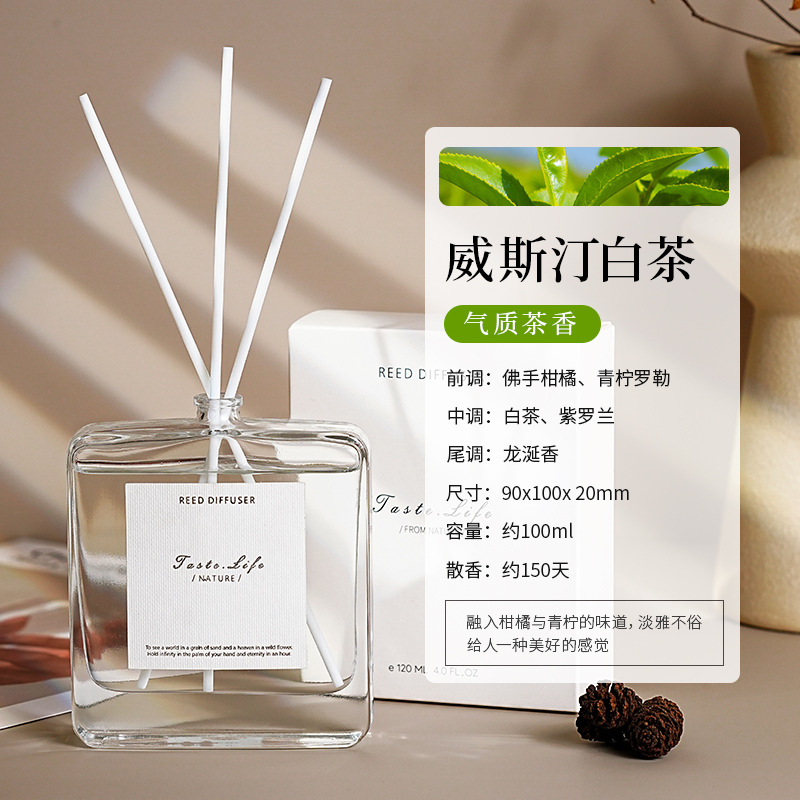 平瓶の無火香薫精油高級油性精油藤条香雰囲気家庭用室内香薫の置物が持続的に香りを広げる