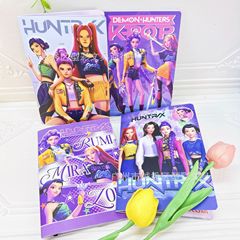 kpop demon hunte猎魔女团卡通A5笔记本高颜值软抄记事本子